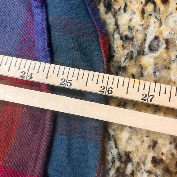 LL Bean Womens Small  Regular Plaid Flannel Button Up Shirt Soft Cozy Classic - Picture 4 of 5